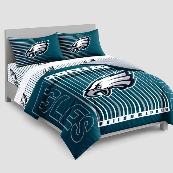 Logo Brands Philadelphia Eagles Bed-In-A-Bag Set