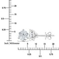 thumbnail image 6 of Round Cut Diamond Martini Set Stud Earrings in 14K Gold, 6 of 7