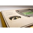 thumbnail image 4 of YouTheFan Iowa Hawkeyes 17"x13" 3D 5 Layer Stadium View Wall Art, 4 of 5