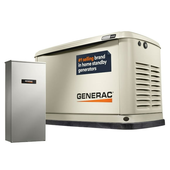 22,000 Watt Generac Guardian Series WiFi-Enabled , NG Standby Generator With 200A Automatic Transfer Switch