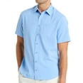 thumbnail image 2 of Nick Graham Men's Performance Short Sleeve Woven Sport Shirt, 2 of 9