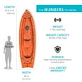 thumbnail image 2 of Lifetime Kokanee 10'6" Tandem Kayak, 2 of 25