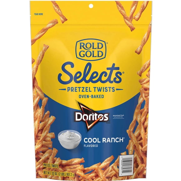 Rold Gold Selects Pretzel Twist Doritos Cool Ranch Flavored, 32 oz.