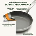 thumbnail image 4 of Greenpan 12-Piece Chatham Stainless Steel Ceramic Nonstick Cookware Set, PFAS Free, 4 of 10