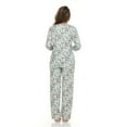thumbnail image 4 of Flora Nikrooz 2 Piece 3/4 Sleeve Henley PJ Set, 4 of 13