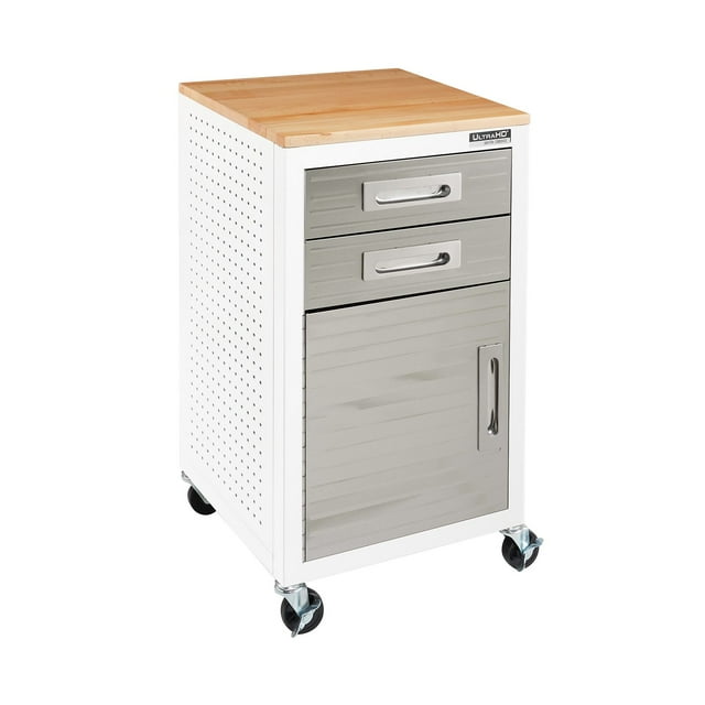 Seville Classics UltraHD 2-Drawer Rolling Storage Cabinet