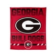 thumbnail image 1 of Logo Brands Georgia Bulldogs 60"x70" Super Plush Blanket, 1 of 7