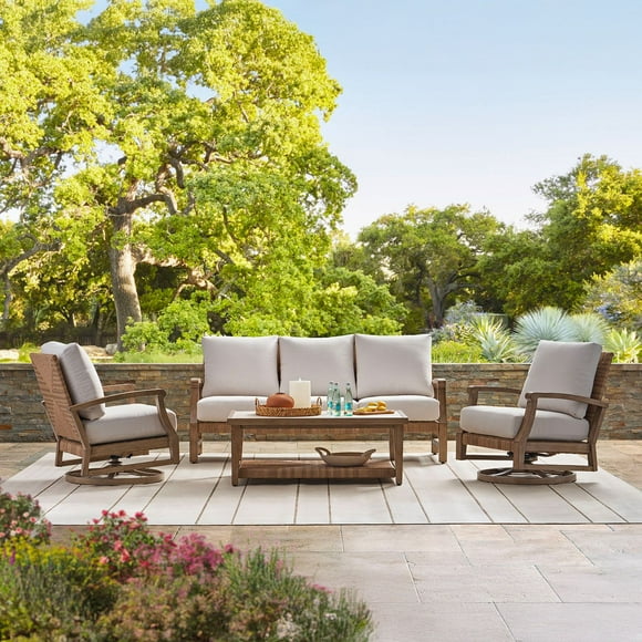 Member's Mark Grant Deep Seating Set with Sunbrella Fabric, 4pc