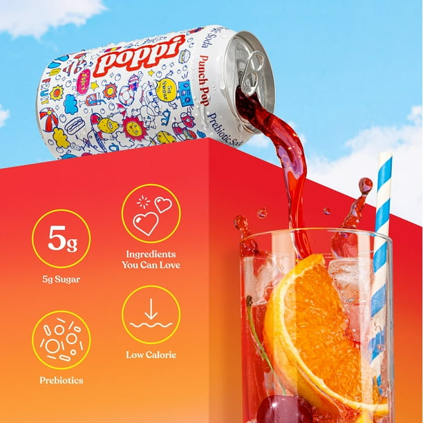 poppi Prebiotic Soda Punch Pop 12 fl. oz., 15 pk. - Samsclub.com