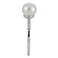 thumbnail image 3 of Cultured Freshwater Pearl and 0.08 CT.T.W. Diamond Ring in 14K Gold, 3 of 6