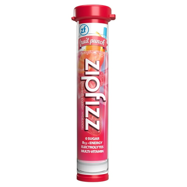zuuuktttpプロフィール必須 Zipfizz Energy Multi-Vitamin Hydration Drink Mix, Fruit Punch, 20