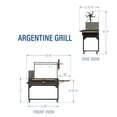 thumbnail image 13 of Backyard Discovery Premium Santa Maria BBQ Grill with Wood Fire and Charcoal Grill, 13 of 13