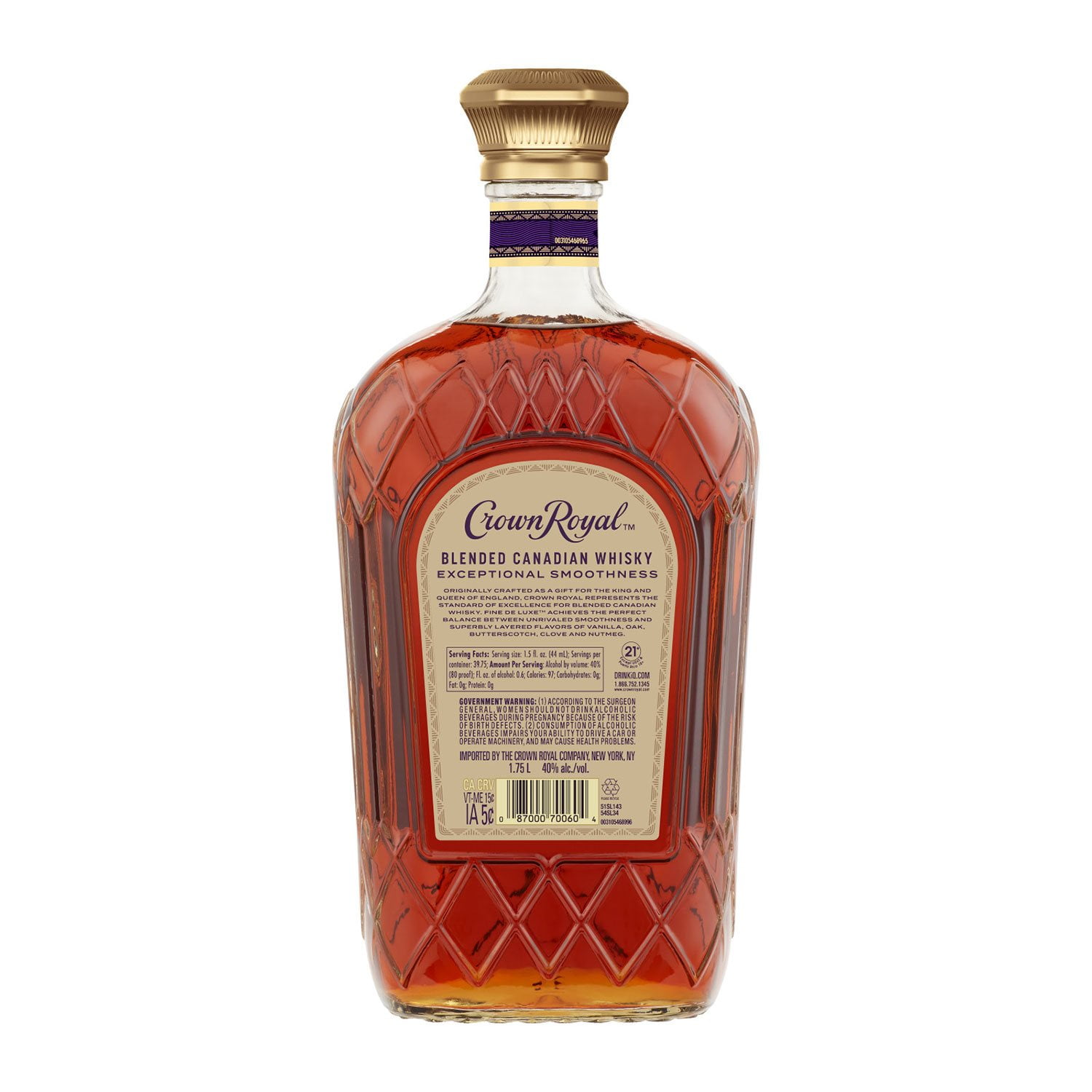 Crown Royal Fine Deluxe Blended Canadian Whisky 1.75L - Samsclub.com