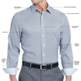 thumbnail image 4 of Nick Graham Men's Modern Fit Traveler Dress Shirt, 4 of 9
