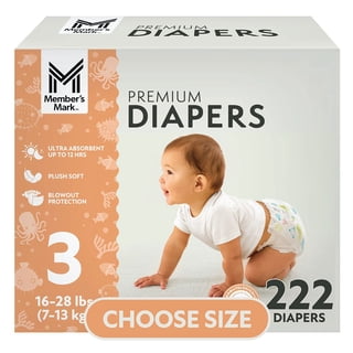 Member's Mark Premium Baby Diapers, Sizes Newborn - 8