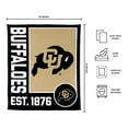 thumbnail image 3 of Logo Brands Colorado Buffaloes 60"x70" Super Plush Blanket, 3 of 6