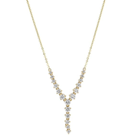 1.25 CT. TW. Diamond Lariat Necklace in 14K Gold