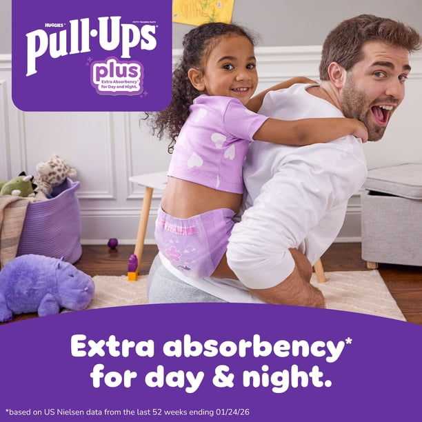 Pull-Ups Plus Training Pants for Girls, Size 2T-6T - Samsclub.com