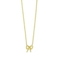 thumbnail image 2 of Bow Station Necklace in 14K Gold, 2 of 7