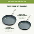 thumbnail image 4 of GreenPan Valencia Pro 2-Piece Ceramic Nonstick Fry Pan Set (10" & 12"), 4 of 10