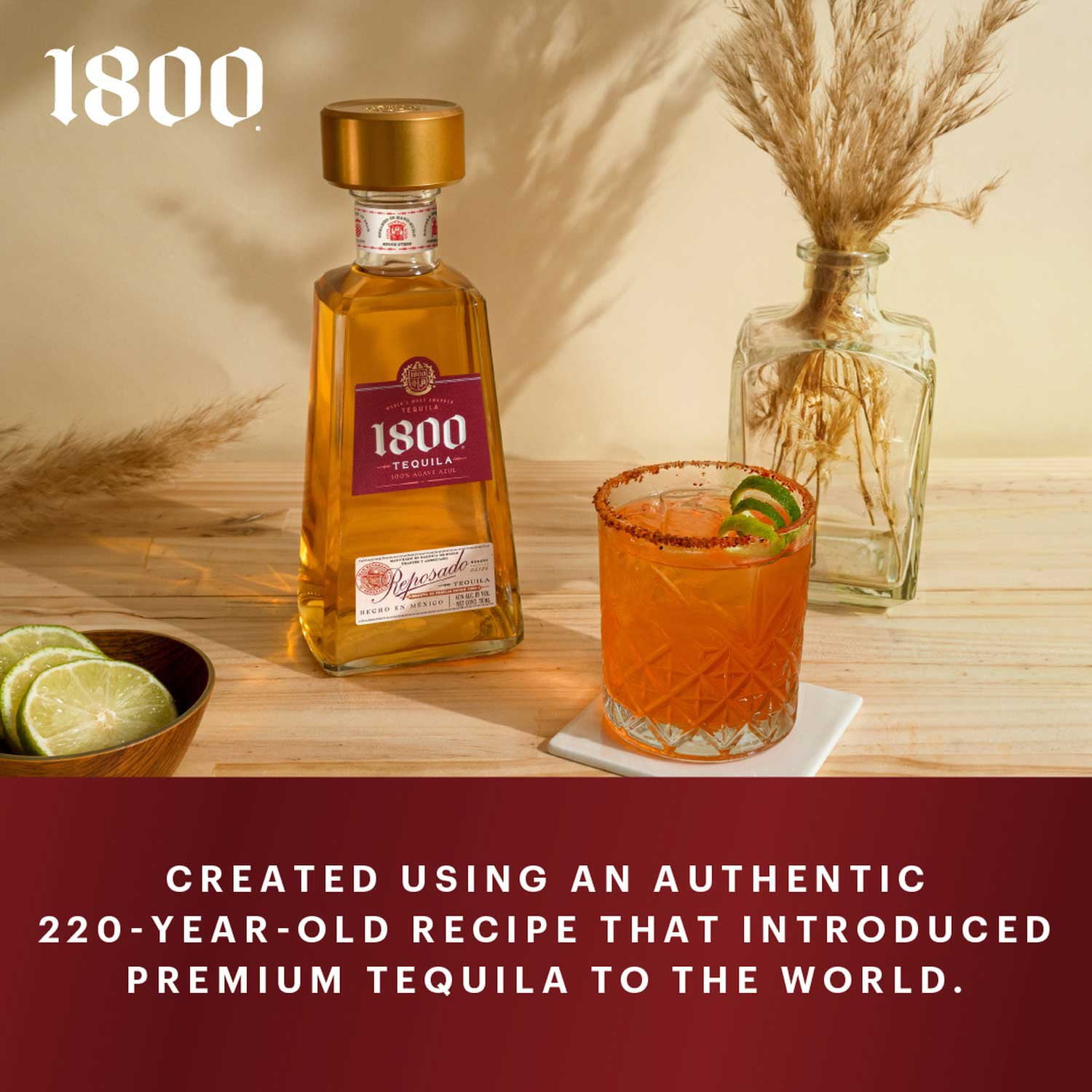 1800 Reposado Tequila, 750 ml with Taco Tray - Samsclub.com