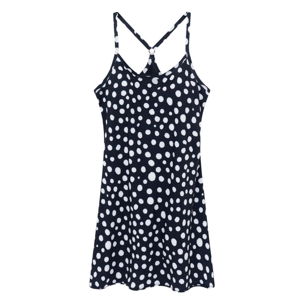 blue dress for baby girl Warmup Dress in Textured Compression main image 1