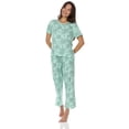 thumbnail image 1 of Flora Nikrooz 2 Piece Short Sleeve Capri PJ Set, 1 of 10