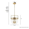 thumbnail image 4 of Hunter Karloff with Clear Glass Pendant Ceiling Light Fixture, 4 of 7