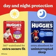 thumbnail image 11 of Huggies Overnites Nighttime Baby Diapers, Sizes 3-7, 11 of 12