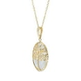 thumbnail image 2 of Tree of Life Pendant with Mother of Pearl in 14K Gold, 2 of 4