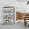 thumbnail image 8 of Seville Classics 4-Tier Steel Wire Shelving, 36" W x 14" D x 56.5"H, 8 of 12