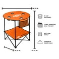 thumbnail image 3 of Logo Brands NCAA 27.6" Round Tailgate Table with Shelf, 3 of 5