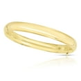 thumbnail image 1 of High Polished Hollow Bangle Bracelet in 14K Gold, 1 of 8