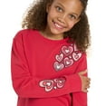 thumbnail image 5 of Scotch & Soda Girls Valentine's Day Crewneck Sweatshirt, 5 of 10