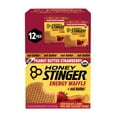 thumbnail image 1 of Honey Stinger Organic Energy Waffle, Peanut Butter Strawberry, Caffeine Free Healthy Snack, 1.06 oz., 12 pk., 1 of 5