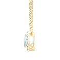 thumbnail image 3 of 0.30 CT. T.W. Pear Cut Halo Diamond Pendant Necklace in 14K Gold, 3 of 7