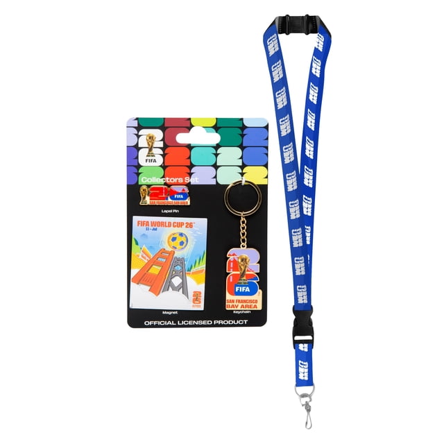World Cup Host City Collector's Set and Lanyard, Assorted Cities