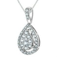 thumbnail image 6 of 0.96 CT. T.W. Diamond Earring and Pendant Necklace Set in 14K Gold, 6 of 9