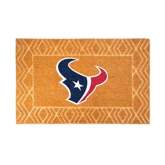 Logo Brands Houston Texans Coir Outdoor Mat