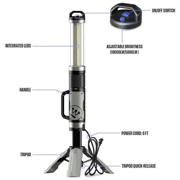 Westinghouse 10,000 Lumen Corded LED Work Light for Jobsite