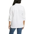 thumbnail image 4 of Nine West Women's Long Sleeve Double Gauze Button Up, 4 of 7