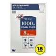 thumbnail image 1 of WinCup Foam Drink Cups 18 series, White, 8 oz., 1000 ct., 1 of 5