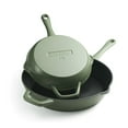 thumbnail image 3 of Tramontina 9" and 12" Enamel Cast Iron Skillet Set, 3 of 15