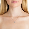 thumbnail image 4 of 1.60 CT. T.W. Round Cut Halo Diamond Pendant Necklace in 18K Gold, 4 of 5