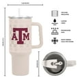 thumbnail image 3 of Logo Brands Texas A&M Aggies 40 oz. Stainless Steel Tumbler Set, 3 of 6
