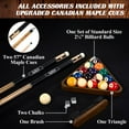 thumbnail image 8 of Barrington Billiards 8' Urban Slate-Tech Drop Pocket Table with Cover, Pool Ball and Cue Stick Set, 8 of 8
