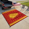 thumbnail image 2 of Logo Brands Kansas City Chiefs 106"x106" Rally Mat, 2 of 8