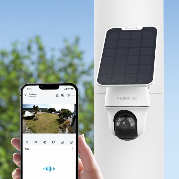 Reolink Argus B440 Wireless 4K 8MP Solar Pan Tilt Outdoor Security