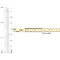 thumbnail image 4 of Curb Chain Necklace in Solid 14K Gold, 4 of 5