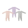 thumbnail image 4 of Member's Mark Baby 3-Pack Organic Cotton Sleep And Play, 4 of 9